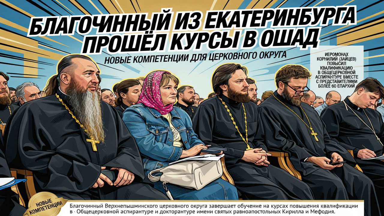 Благочинный из Екатеринбурга прошёл курсы в ОЦАД. Новые компетенции для церковного округа