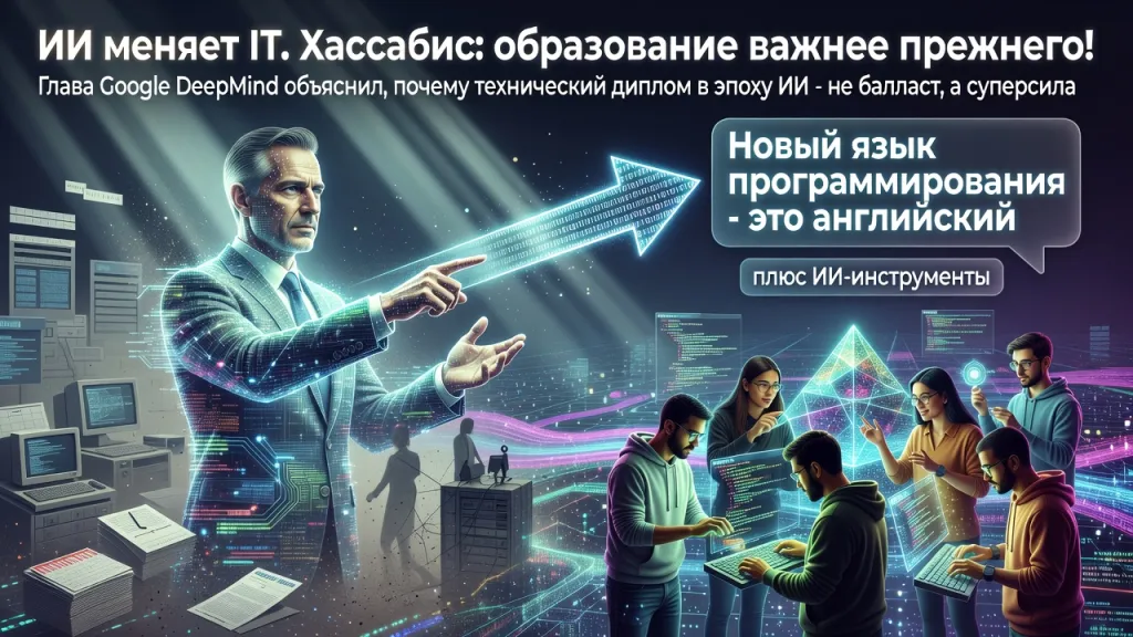 ИИ меняет IT. Хассабис: образование важнее прежнего!