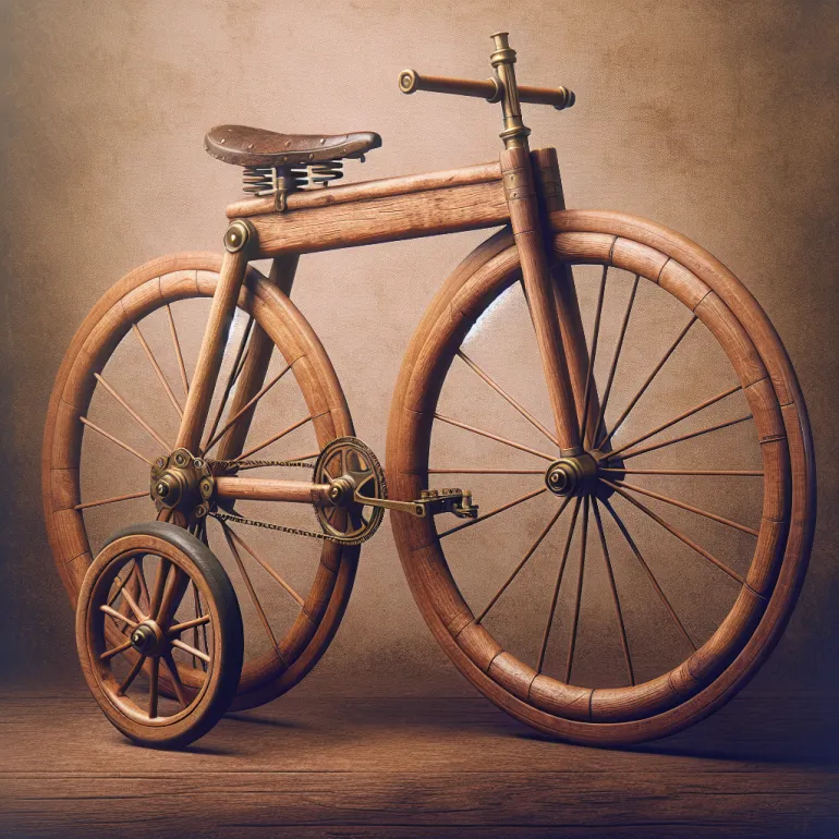 Первый деревянный велосипед: История и развитие